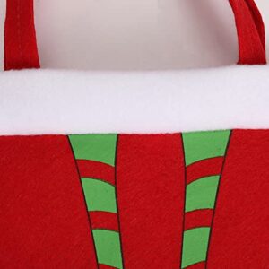 Christmas Goodie Treat Candy Bags, Holiday Christmas Bag Christmas Treat Gift Bag, Portable Cute Treat Bags & Goody Bags, Multifunctional Cloth Gift Bag (A01)