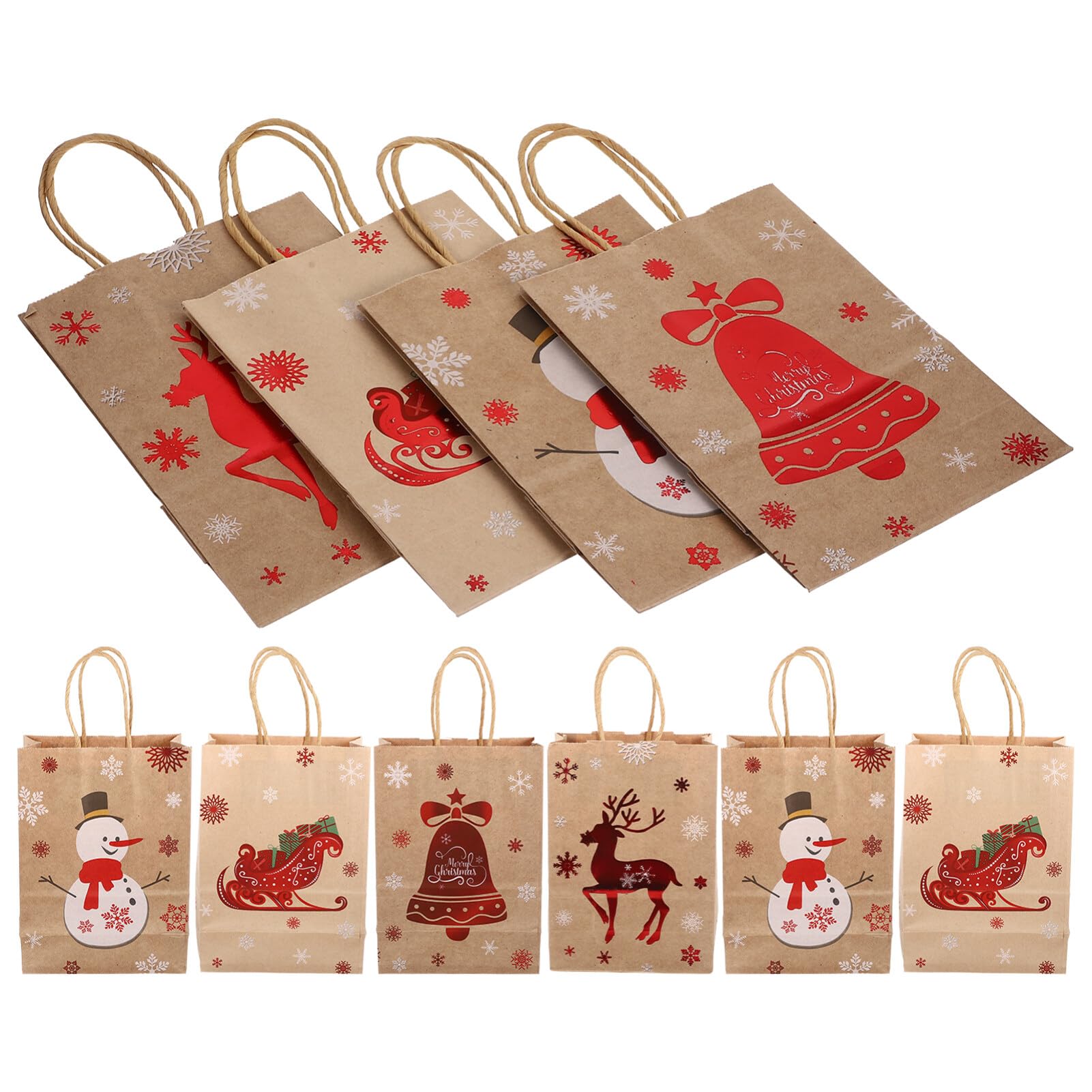 UPKOCH 10pcs Gift Bags Bulk Tote Bags Toys Gift Packing Pouch Festival Gift Bags Large Gift Bag Small Gift Bags Christmas Bags Gift Wrapping Bags Big Gift Bag Spree Candy Paper