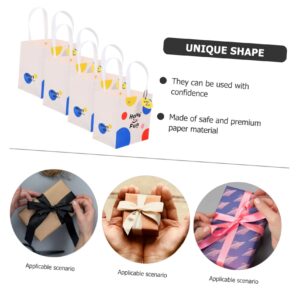 Mobestech 20 Pcs Gift Paper Bag Baby Shower Favors Bags Party Treats Bags Paper Gift Bags with Handles Goodie Bags Holiday Gift Bags Christmas Gift Bags Oversized Gift Box