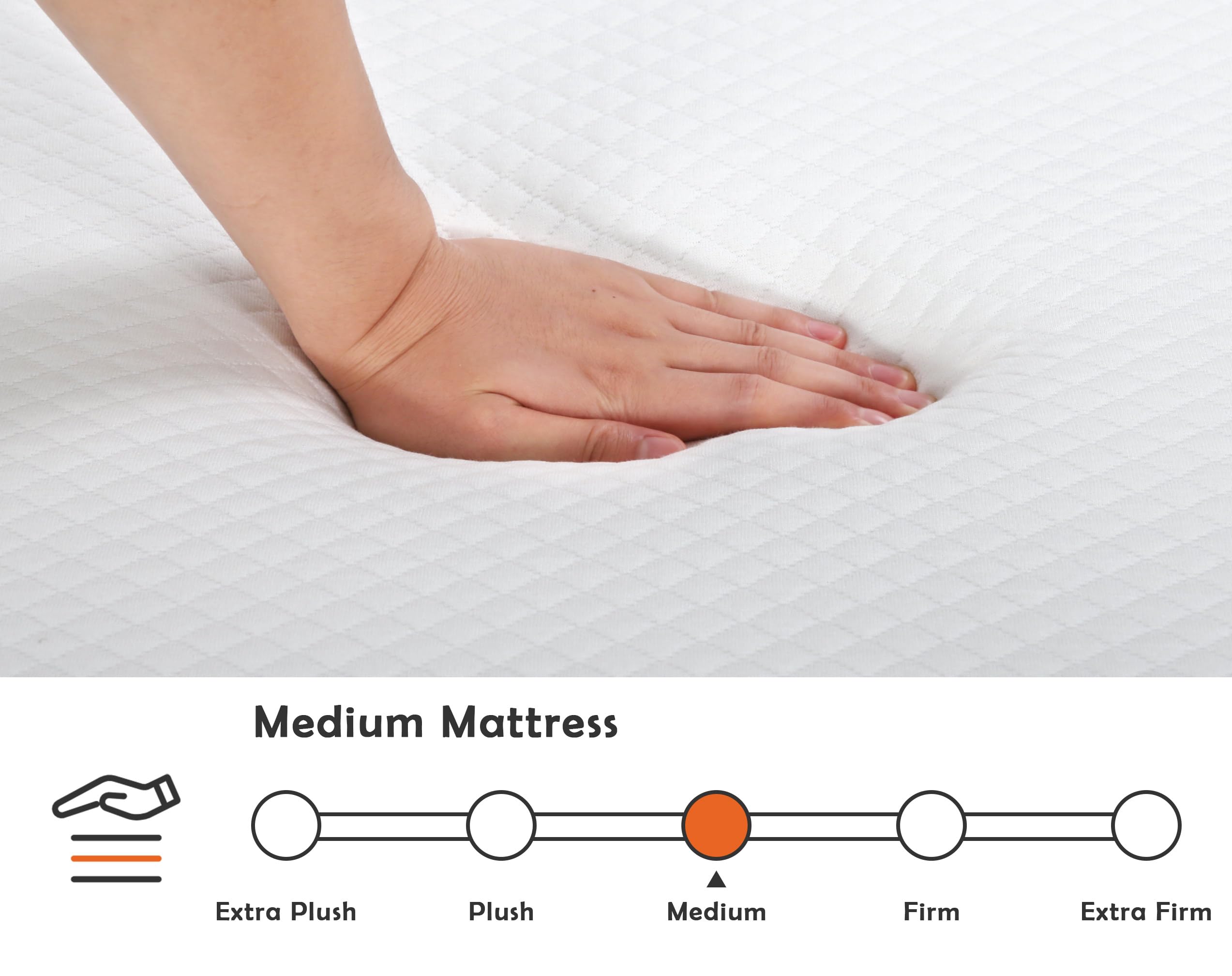 Green Tea Queen Mattress, 5 Inch Gel Memory Foam Queen Mattresses Cooling Mattress Pad, CertiPUR-US Certified Queen Size Mattresses for Kids/Adults, Bed-in-a-Box/Pressure Relieving, Queen