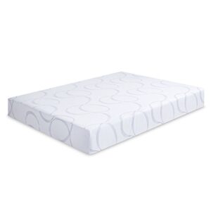 Olee Sleep Queen Mattress, 9 Inch Flex Gel Memory Foam Mattress, Gel Infused for Comfort and Pressure Relief, CertiPUR-US Certified, Bed-in-a-Box, Medium Firm, Queen Size