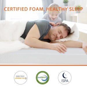 BORGEBY Gel Memory Foam Mattress, 6/8/10/12 inch Firm Mattress in a Box, CertiPUR-US Certified Mattress for Cool Sleep & Pressure Relief (6 in, Queen (U.S. Standard))