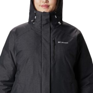 Columbia Women's Whirlibird Iv Interchange Jacket, Black Crossdye, Large