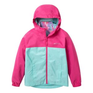 Eddie Bauer Youth Lone Peak 3 in 1 Jacket (Magenta, Medium 10/12)