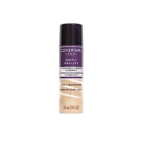 covergirl & olay simply ageless 3-in-1 liquid foundation, golden beige