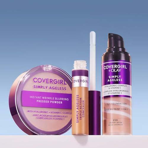 COVERGIRL & Olay Simply Ageless 3-in-1 Liquid Foundation, Golden Beige