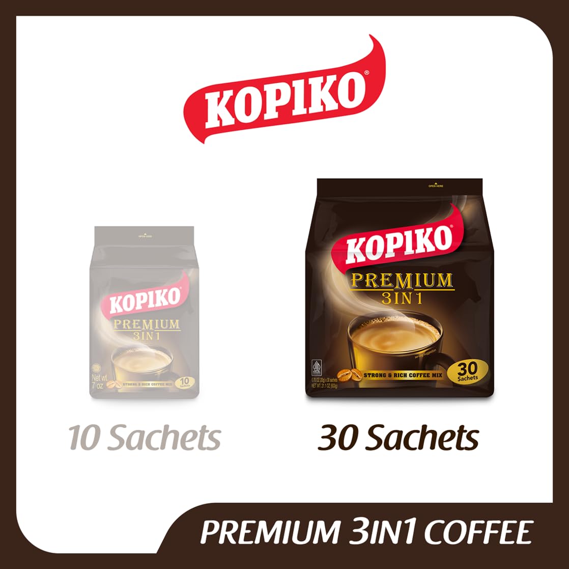 Kopiko 3 in 1 Instant Coffee, 21.2 Ounce (Pack of 1)