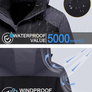 Winter Jackets for Women Winter Coats For Women Ski Jacket Snowboard Jacket Snow Jacket Rain Jacket 3 In 1 Jacket Waterproof Jacket Skiing Jacket