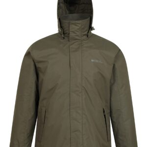 Mountain Warehouse Fell Mens 3 in 1 Water Resistant Jacket - Winter Khaki Small