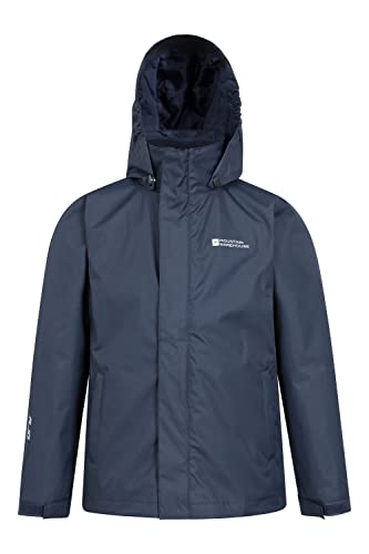 Mountain Warehouse Fell Kids 3 in 1 Jacket - Packaway Hood, Triclimate Coat Navy 11-12 Years