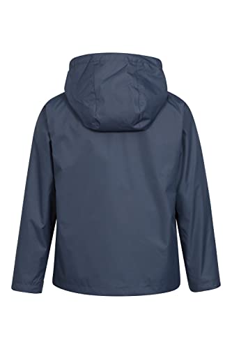 Mountain Warehouse Fell Kids 3 in 1 Jacket - Packaway Hood, Triclimate Coat Navy 11-12 Years