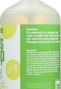 Everyone 3-in-1 Soap for Every Kid Safe, Gentle and Natural Shampoo, Body Wash, and Bubble Bath, Tropical Coconut Twist, 1 Count