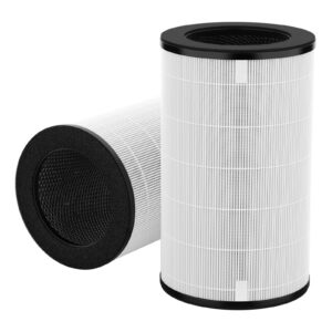 AP-PET35 AP-T30 Replacement Filter Compatible with HoMedics TotalClean Air Purifier Models 5-in-1 AP-T30FL AP-T30WT AP-PET35FL AP-PET35-WT, 360° Filtration 5 Layers 3 in 1 H13 True HEPA Filter