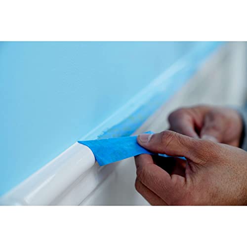 ScotchBlue Sharp Lines Multi-Surface Painter's Tape, 0.94 Inches x 60 Yards, Blue, Paint Tape Protects Surfaces and Removes Easily, Edge-Lock Painting Tape for Indoor and Outdoor Use (2093-24EC)