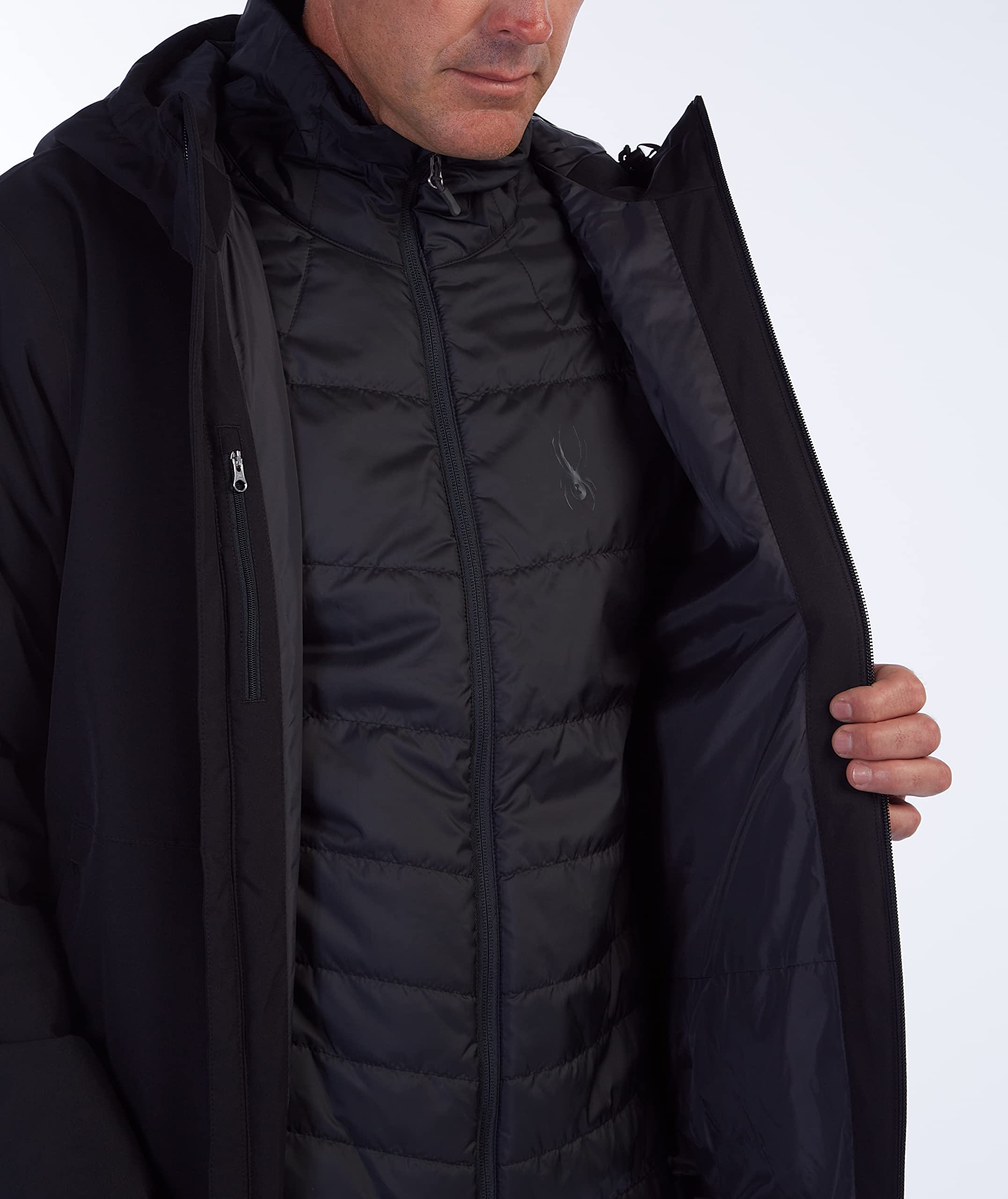 Spyder Mens Grand 3 in 1 Insulated Ski jacket