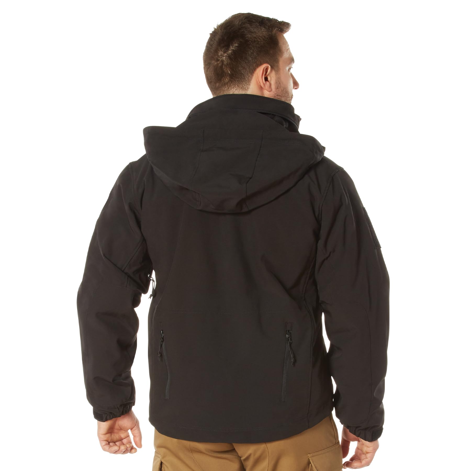 Rothco 3-in-1 Spec Ops Soft Shell Jacket - Ultimate Weather Defense with Removable Fleece Liner - Black - M