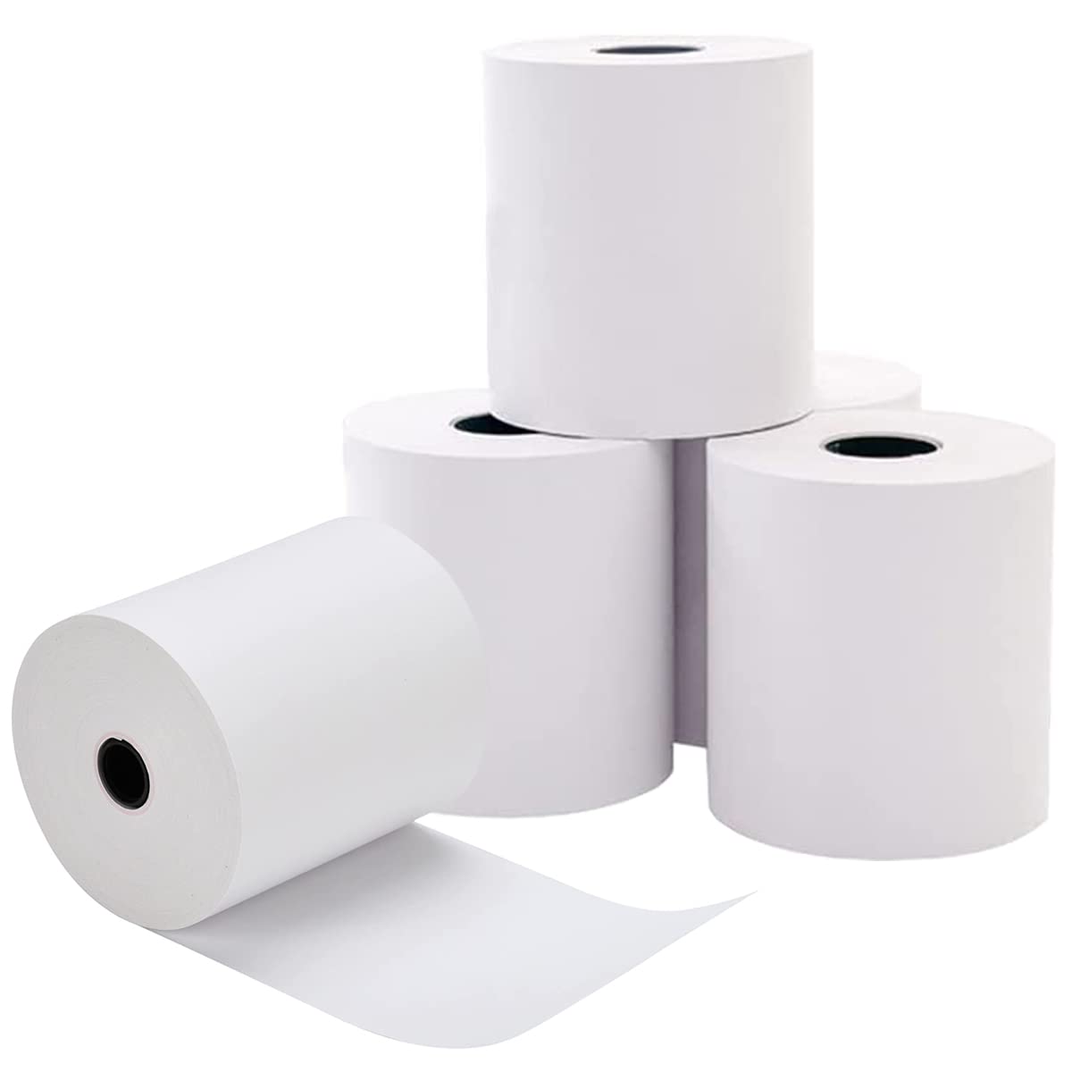 Star SP700 Kitchen Printer Paper (5 Rolls) 3" x 165' 1-Ply Bond Receipt POS Cash Register Point of Service Printer Paper Also works for M188B, TMU220