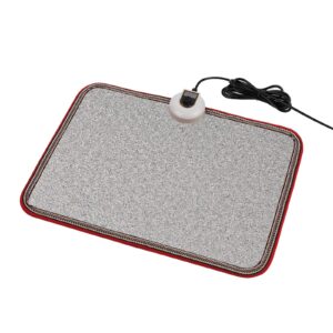 olydon electric heated floor mats under desk, heated foot warmer - 110v toes warming heater for office and home