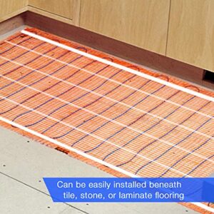 SunTouch TapeMat Electric Under Floor Heating Mat for 120V, 2.0' x 5.0' (10 Sq. Ft.), Orange