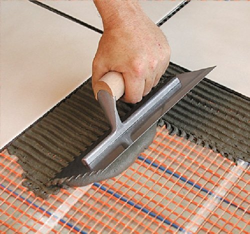 SunTouch TapeMat Electric Under Floor Heating Kit with Command Touch Programmable Thermostat 120V, 2.0' x 12.5' (25 Sq. Ft.), Orange