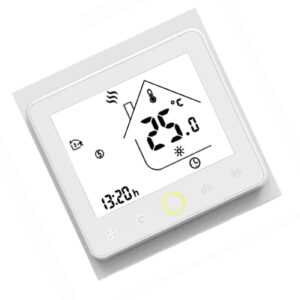 Maiju Smart tat Light Temperature Controller 5A Water Floor Heating for Home No Wi-Fi -- White