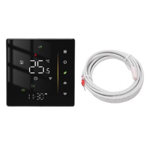 Professional Smart Thermostat,APP Control, WIFI,Programmable,Intelligent Temperature Control for Efficient Energy Usage,Remote Access,95 240VAC,Ideal for Electric Floor Heating