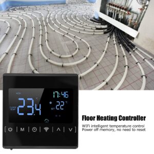 Touch Screen Smart Thermostat, Floor Heating Controller Touch Screen Thermostat Wifi Programmable Industrial, programmable household thermostats