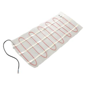 electric underfloor heating mat, 360w cuttable safe electric floor heating system self adhesive high efficiency for bedroom (220-240v)