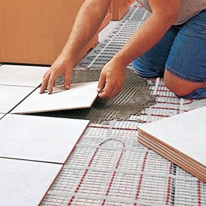 25 SF Electric Radiant Floor Heating Mat 2X12.5' 120V