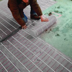 25 SF Electric Radiant Floor Heating Mat 2X12.5' 120V