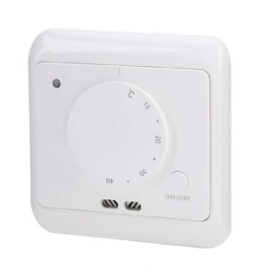 Underfloor Heating Thermostat, AC 230V 50/60HZ 16A Underfloor Heating Floor Temperature Controller with Sensor Thermostat Heating Cooling Control Switch