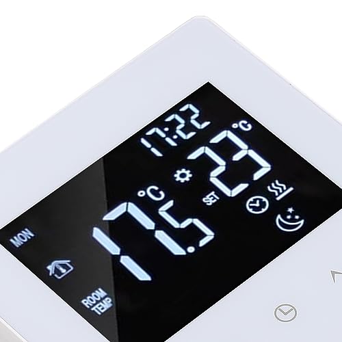 Intelligent Thermostat Touch Screen Programmable Thermostat Constant Temperature Controller Floor Heating Thermostat AC 90‑240V (K2MRH3A)