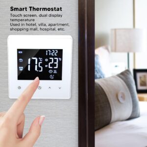 Smart Thermostat Touch Screen Constant Temperature Controller for Floor Heating Boiler AC 90‑240V (K2MRH3A)