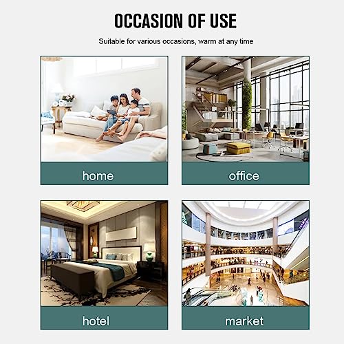 Floor Heating Thermostat, Intelligent Timing Touch Control Home Heating Controller LCD Display Programmable Low Power Consumption AC 90-240V for Hotel (Without WiFi)