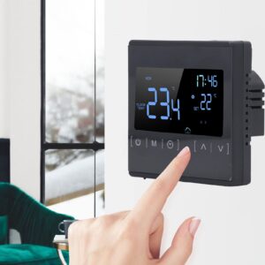 Programmable Touchscreen Thermostat Smart Digital Home Floor Heating Controller