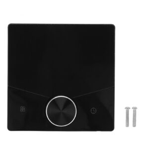 wifi programmable lcd display smart thermostat for tuya with knob, floor heating control panel, digital (black)