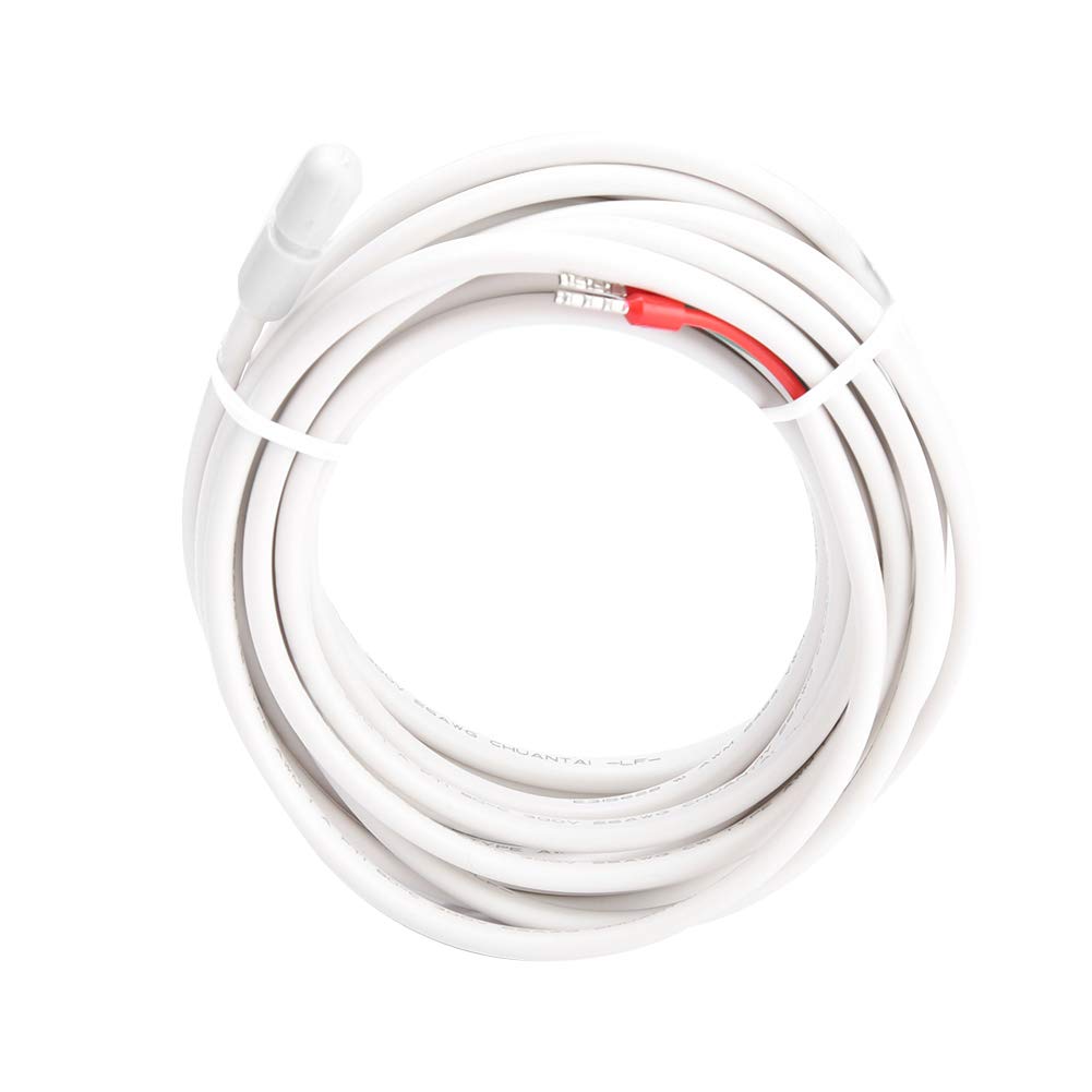 TOPINCN Temperature Floor Sensor, 3 Meters Floor Heating Sensor Probe, Underfloor Heating Thermostat Accessory Floor Temperature Sensor Probe 9.84FT Cable