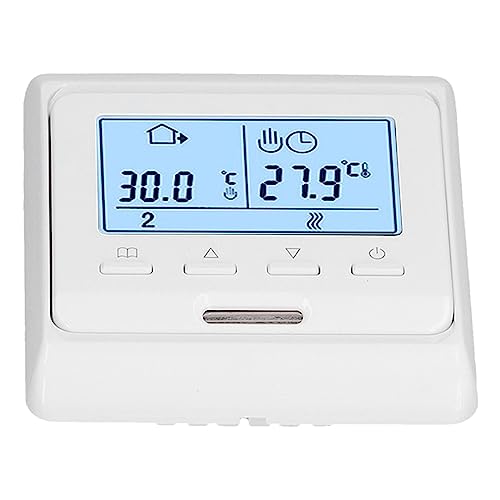 LANTRO JS Programmable LCD Thermostat for Floor and Water Heating,ME5516