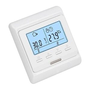 LANTRO JS Programmable LCD Thermostat for Floor and Water Heating,ME5516