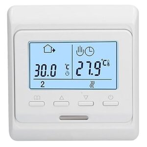 LANTRO JS Programmable LCD Thermostat for Floor and Water Heating,ME5516