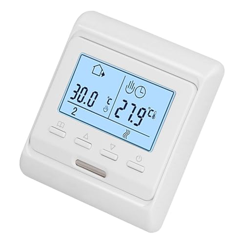 LANTRO JS Programmable LCD Thermostat for Floor and Water Heating,ME5516