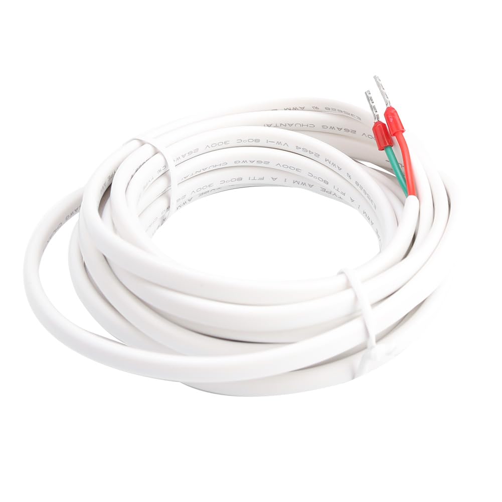 Aramox Floor Temperature Sensor Probe, 3 Meters Underfloor Heating Floor Probe Thermostat Accessory Sensor Probe Cable