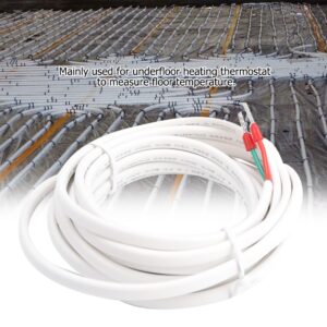 Aramox Floor Temperature Sensor Probe, 3 Meters Underfloor Heating Floor Probe Thermostat Accessory Sensor Probe Cable