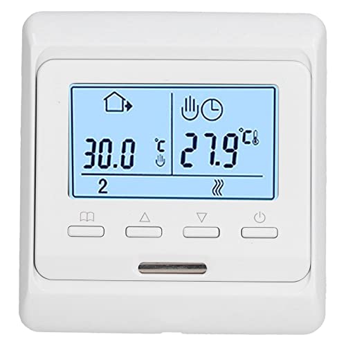 LANTRO JS ME5503 LCD Thermostat,Programmable Thermostat for Floor and Water Heating