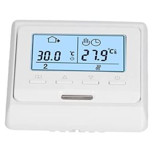 LANTRO JS ME5503 LCD Thermostat,Programmable Thermostat for Floor and Water Heating