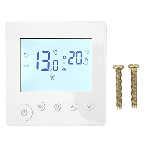 Home Heating Control Panel, Digital Display Floor Heating Thermostat AC 90V-240V Easy Operation for Home