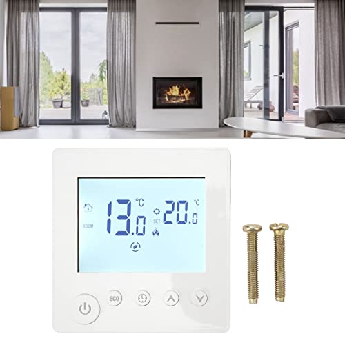 Home Heating Control Panel, Digital Display Floor Heating Thermostat AC 90V-240V Easy Operation for Home