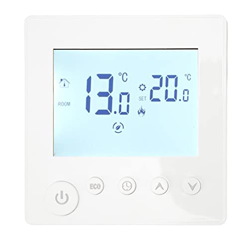 Home Heating Control Panel, Digital Display Floor Heating Thermostat AC 90V-240V Easy Operation for Home