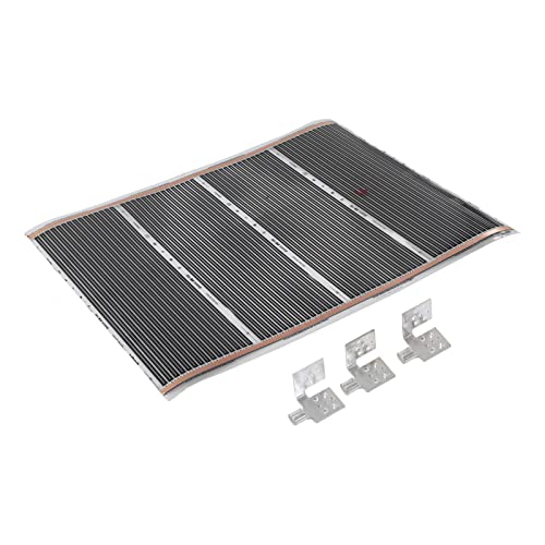 Electric Heating Mat 220?240V Extendable Floor Heating System Kit Reduced Energy Consumption Maintenance Quiet for Ceramic Tiles (Type B 80x100cm)
