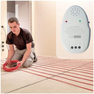 LuxHeat Radiant Floor Heat Installation Cable Monitor, Instant Alarm, Screamer. Monitors Heaters Continuity and Insulation During Floor Installation. Compatible With All Electric Underfloor Heating